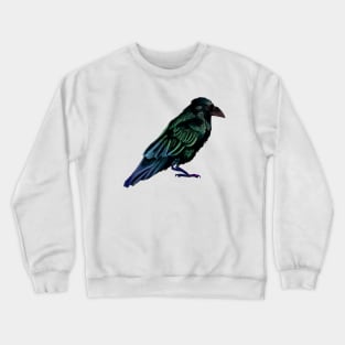 Rainbow Raven Crewneck Sweatshirt